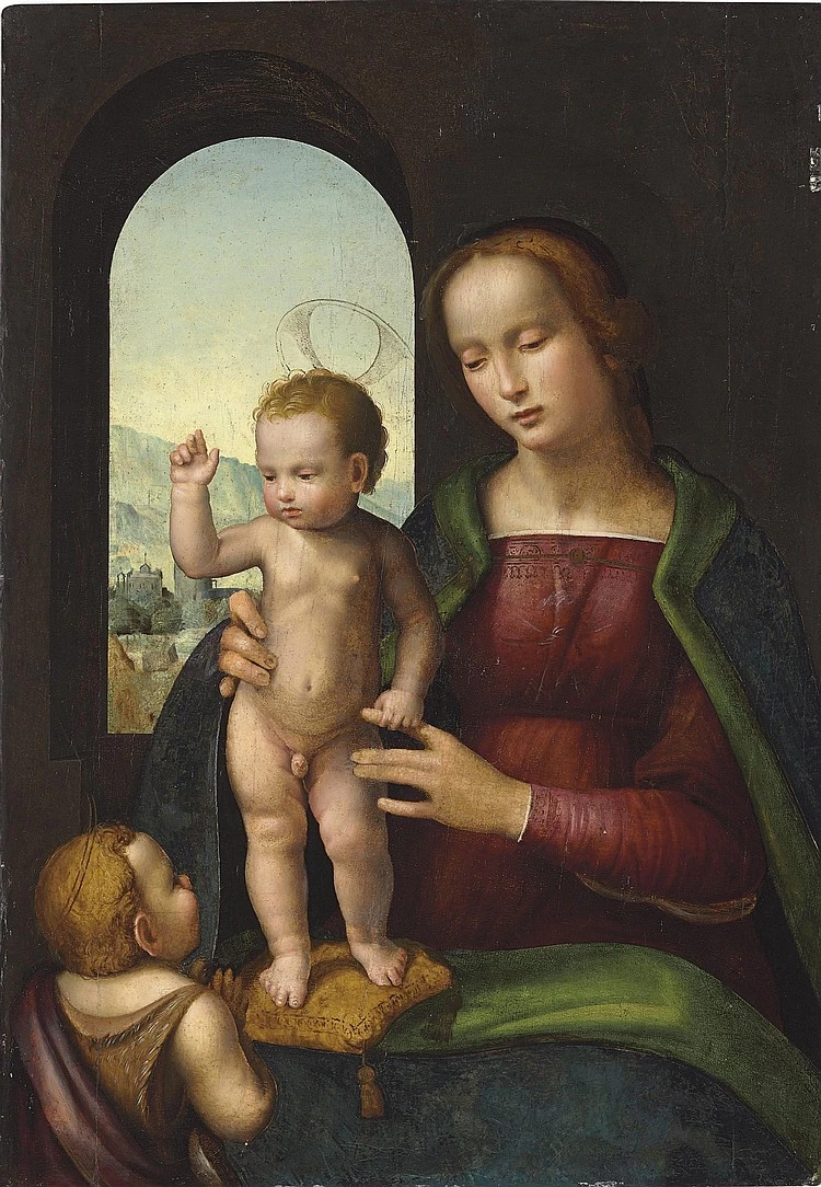 La Madonna con Bambino e Bambino San Giovanni Battista